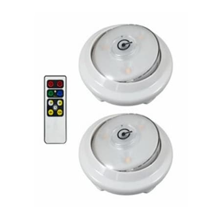 Westek 2PK LED Puck Light LPL622WRC